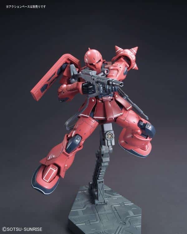 Bandai Hobby HG The Origin – Modello MS-05S Char Aznable's Zaku I (Scala 1/144) – Kit Di Assemblaggio Giapponese