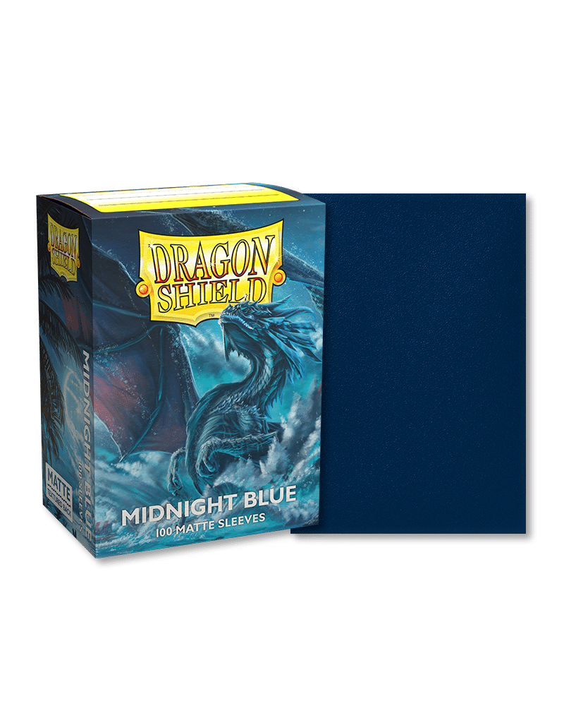Pochettes De Protection Dragon Shield Mat - Standard, 100 Pièces, Finition Ruby (matte)